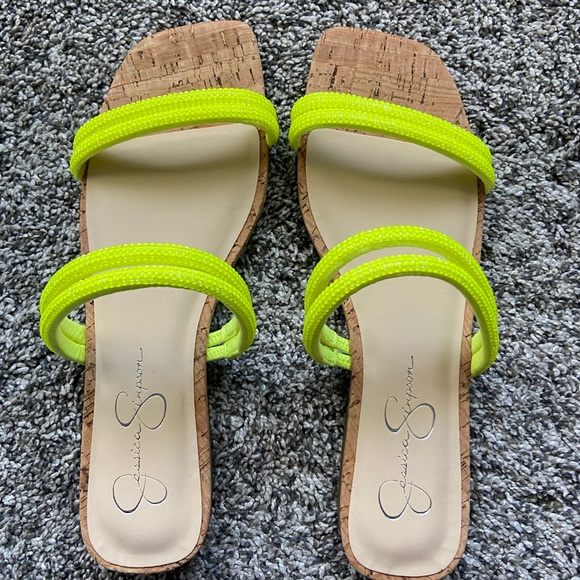 Jessica Simpson Raexe 2 Embellished Slide Sandal - Picture 1 of 7